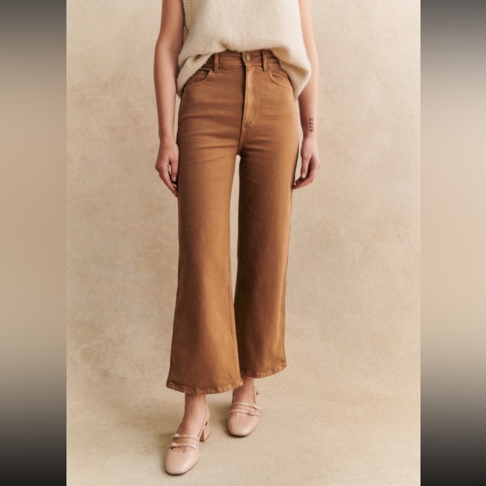 Sezane Brown Women Jeans